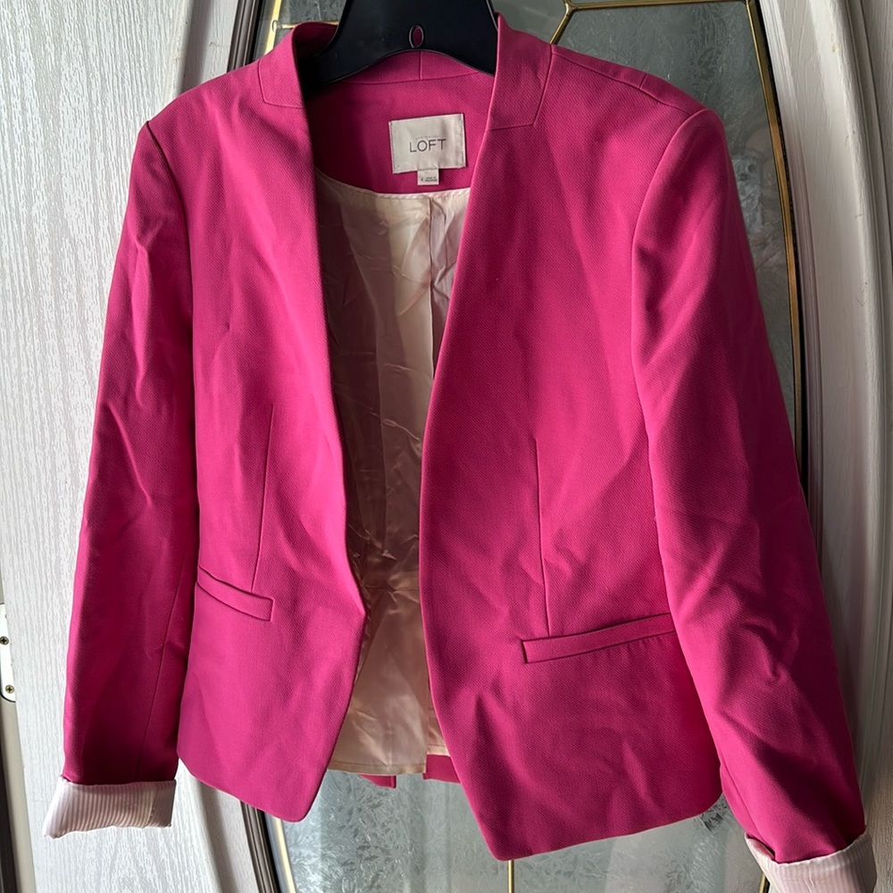 Loft pink blazer